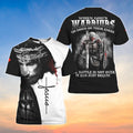 When God's Warriors Go Down On Their Knees 3D Shirt Christian 3D Shirt for Men