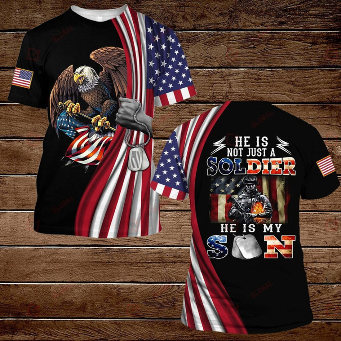 He Is Not Just A Soldier He Is My Son All Over Printed Shirts