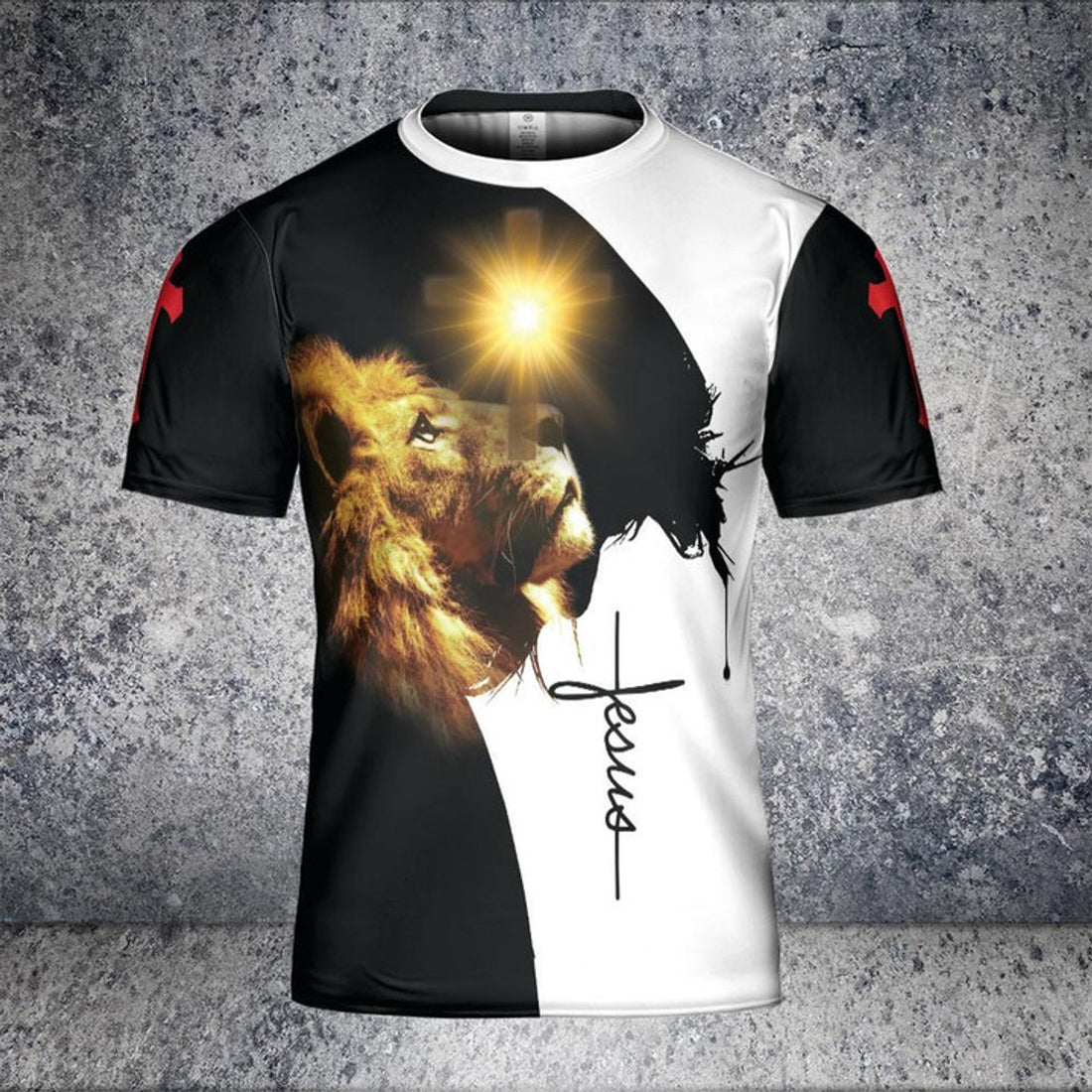 Normal Isn't Coming Back Jesus Is Cross Lion 3D T-shirt Gift For Christian Men
