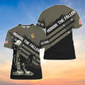 Honor The Fallen 3D T-Shirt Veteran Shirt For Men Women All Over printed
