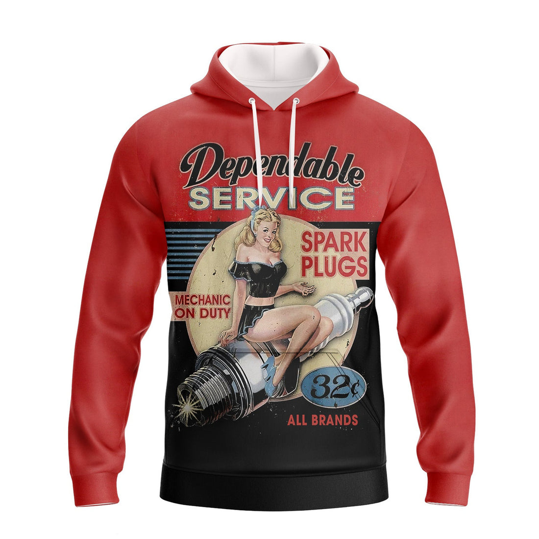 FUNSTUFFPRINT Dependable Service 3D Hoodie and Zip Hoodie