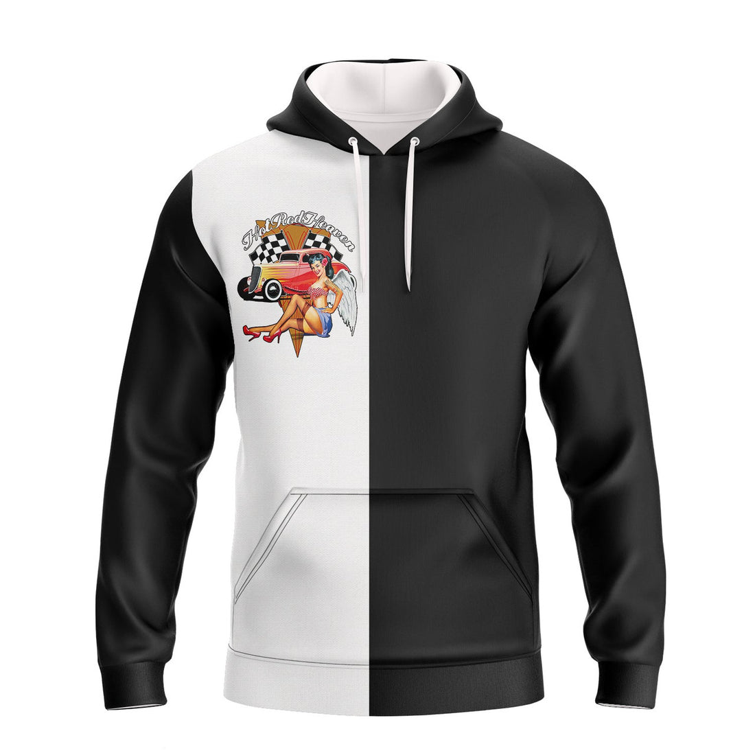 FUNSTUFFPRINT Hot Rod Heaven 3D Hoodie and Zip Hoodie