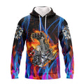 FUNSTUFFPRINT Hot Rod Engine 3D Hoodie and Zip Hoodie