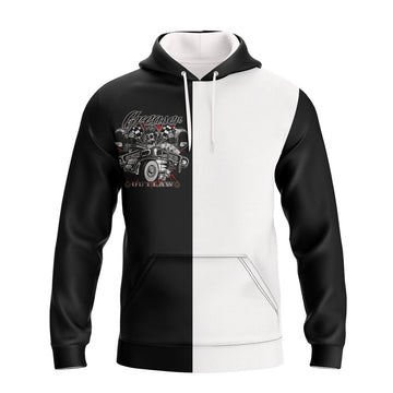 FUNSTUFFPRINT Greaser Outlaw 3D Hoodie and Zip Hoodie