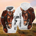 FUNSTUFFPRINT Love Horse 3D Full Print 206, Tad 3D Hoodie and Zip Hoodie
