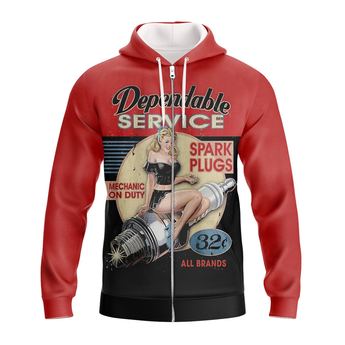 FUNSTUFFPRINT Dependable Service 3D Hoodie and Zip Hoodie