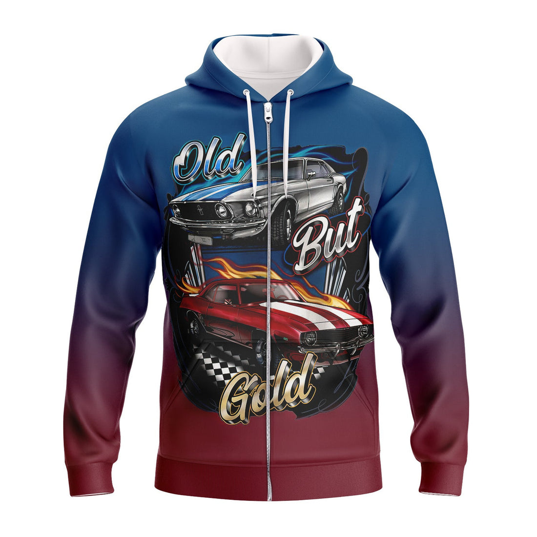 FUNSTUFFPRINT Old But Gold 3D Hoodie and Zip Hoodie