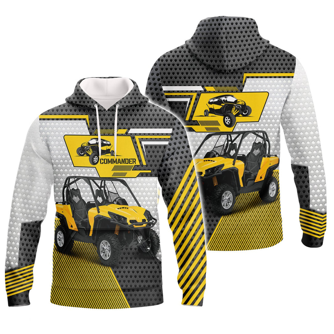 FUNSTUFFPRINT Commander 3D Full Print 3D Hoodie and Zip Hoodie