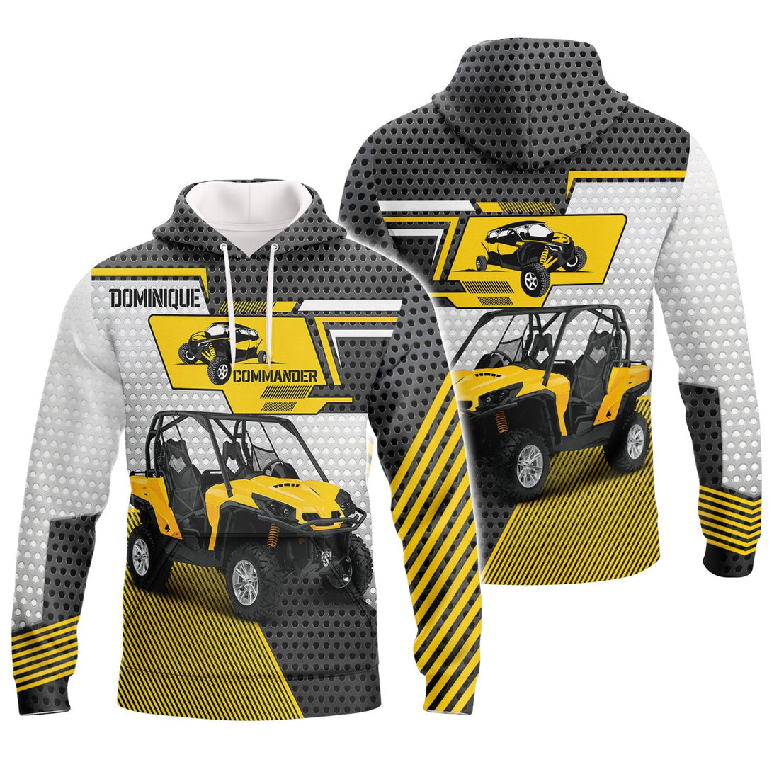 FUNSTUFFPRINT Dominique 3D Hoodie and Zip Hoodie