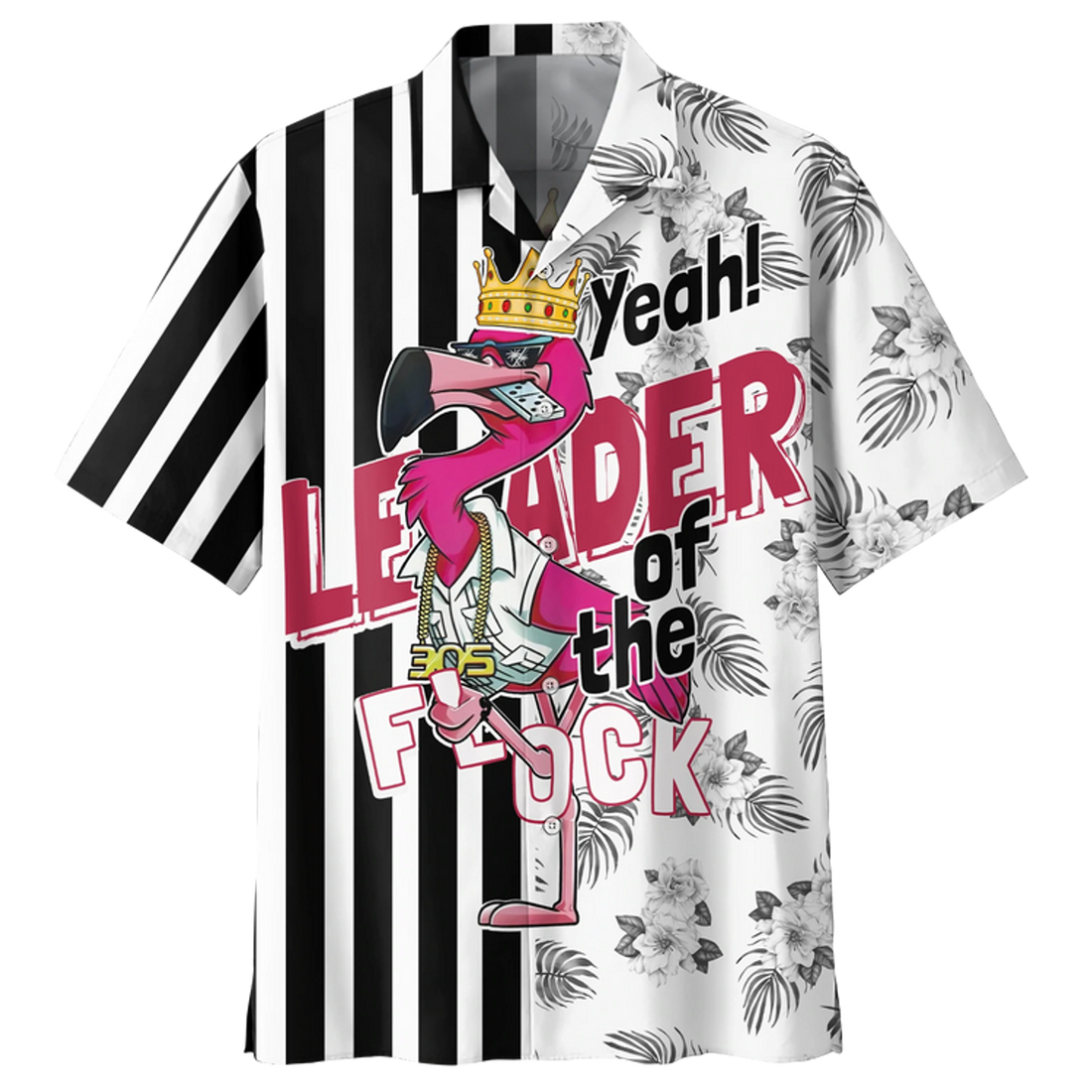 Flamingo Hawaiian Shirt, Summer Hawaiian Shirt for men and women