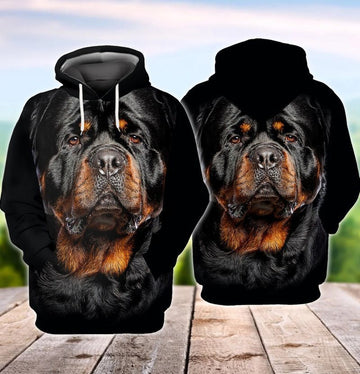 FUNSTUFFPRINT Rottweiler 3D Hoodie and Zip Hoodie