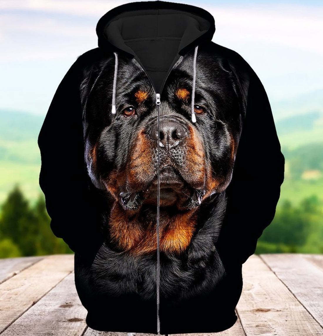 FUNSTUFFPRINT Rottweiler 3D Hoodie and Zip Hoodie