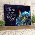As For Me And My House We Will Serve The Lord - Christian Canvas Prints - Faith Canvas - Bible Verse Canvas 