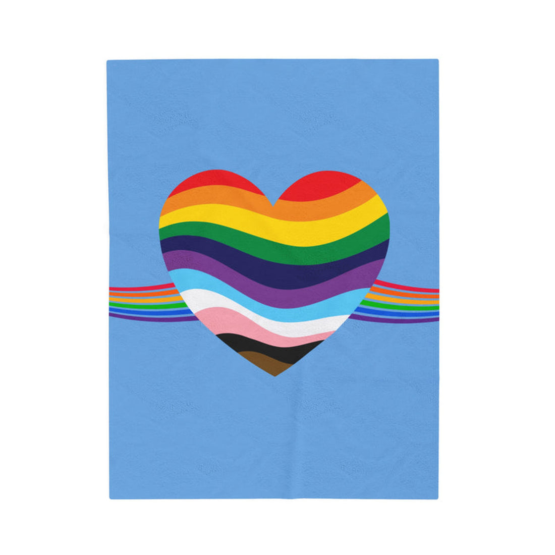 FUNSTUFFPRINT LGBTICQ Velveteen Plush Blanket