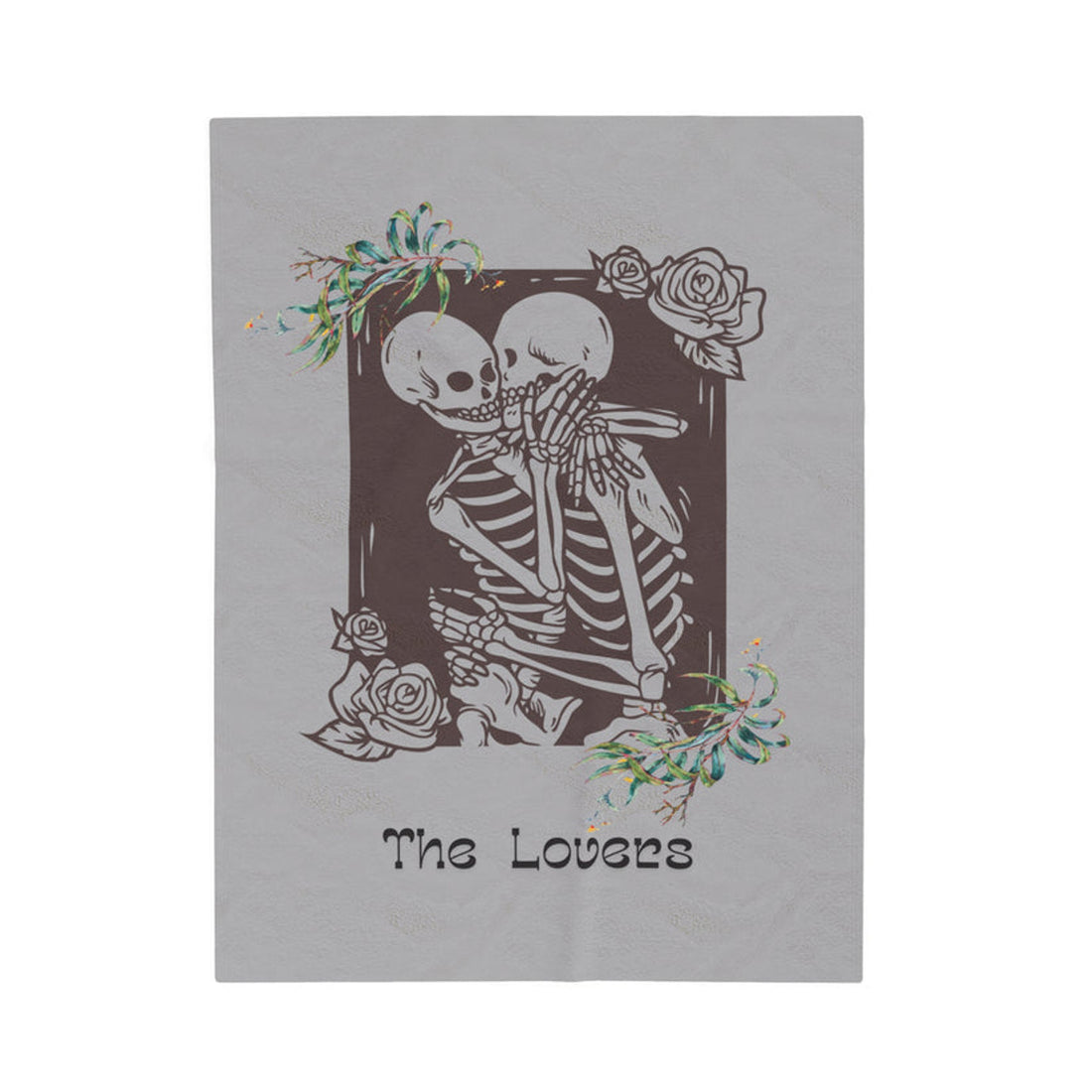 FUNSTUFFPRINT The Lovers Velveteen Plush Blanket