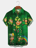 Men's Irish Leprechaun St. Patrick's Day Hawaiian Shirt, gift for Patrick's day