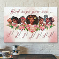 Scripture Canvas Wall Art - Jesus Canvas - Canvas Poster You Are The Girl Canvas Poster