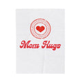 FUNSTUFFPRINT Mom Hugs Velveteen Plush Blanket