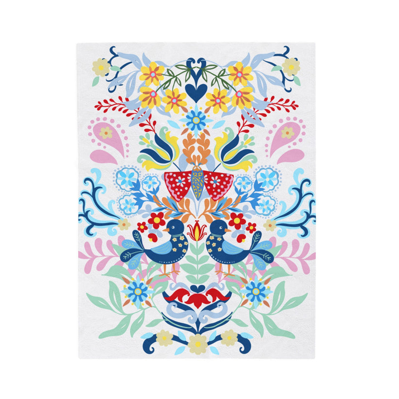 FUNSTUFFPRINT Birds Velveteen Plush Blanket
