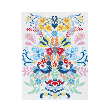 FUNSTUFFPRINT Birds Velveteen Plush Blanket