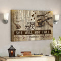 Nurse God Is Her She Will Not Fall - Christian Canvas Prints - Faith Canvas - Bible Verse Canvas 