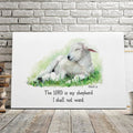 The Lord Is My Shepherd I Shall Not Want - Christian Canvas Prints - Faith Canvas - Bible Verse Canvas 