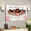 Scripture Canvas Wall Art - Jesus Canvas - Canvas Poster You Are The Girl Canvas Poster 