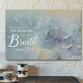Every Day Is A New Beginning Take A Deep Breath And Start Again - Bible Canvas - Jesus Canvas Wall Art - Scripture Canvas Wall Art 