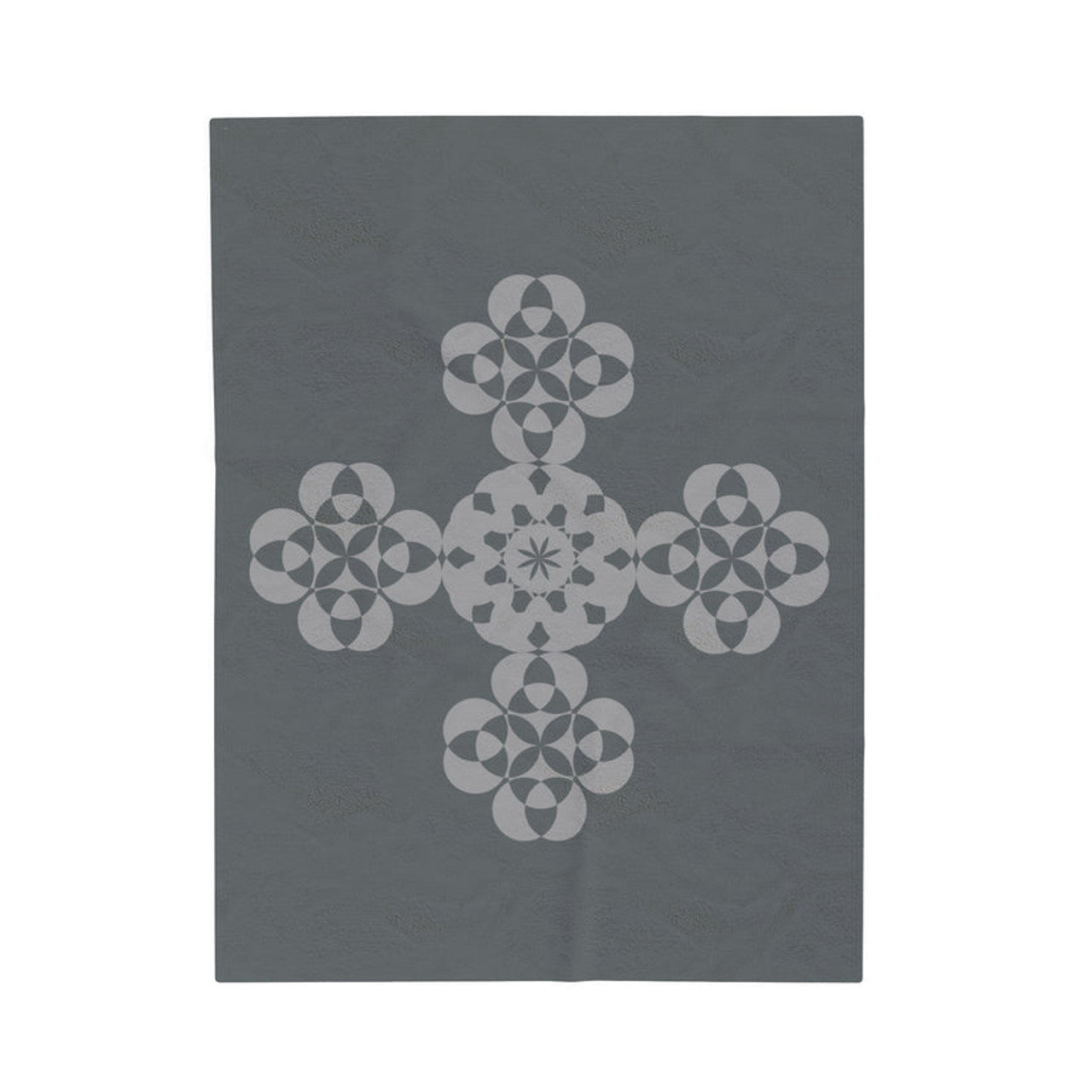 FUNSTUFFPRINT Quilt Cross Velveteen Plush Blanket