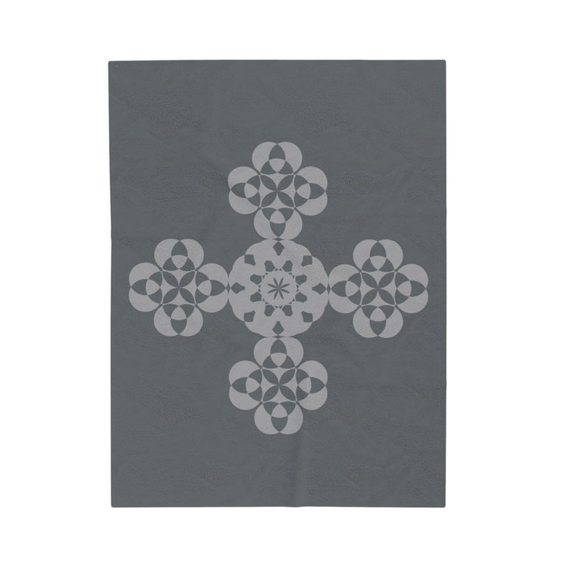FUNSTUFFPRINT Quilt Cross Velveteen Plush Blanket