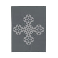 FUNSTUFFPRINT Quilt Cross Velveteen Plush Blanket