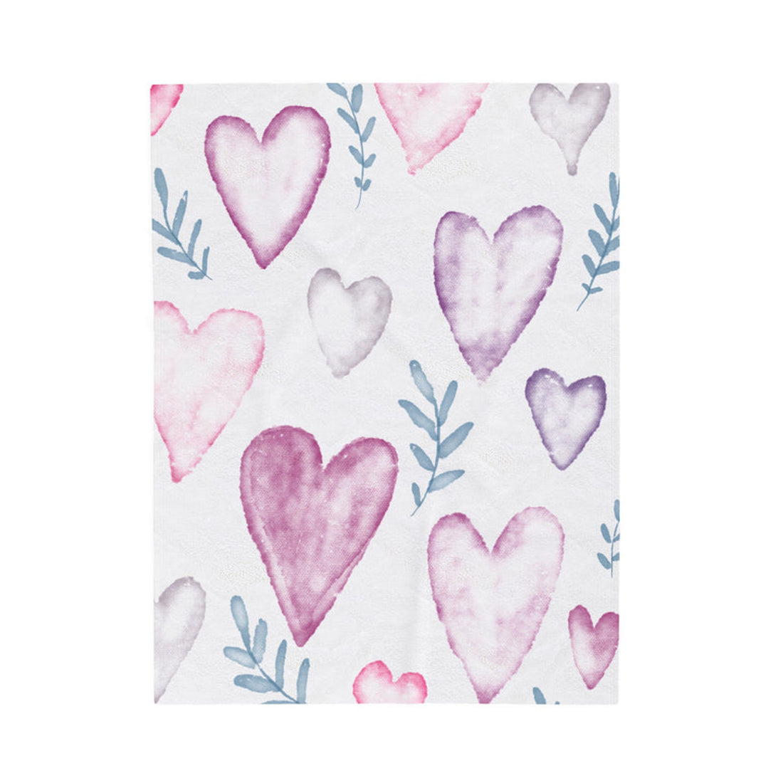 FUNSTUFFPRINT Loved Velveteen Plush Blanket