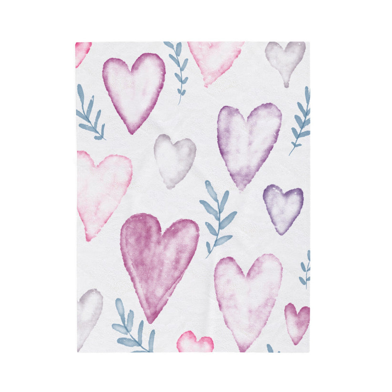 FUNSTUFFPRINT Loved Velveteen Plush Blanket