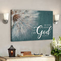 Bible Verse Canvas - Scripture Canvas Wall Art - Be Still & Know That I Am God