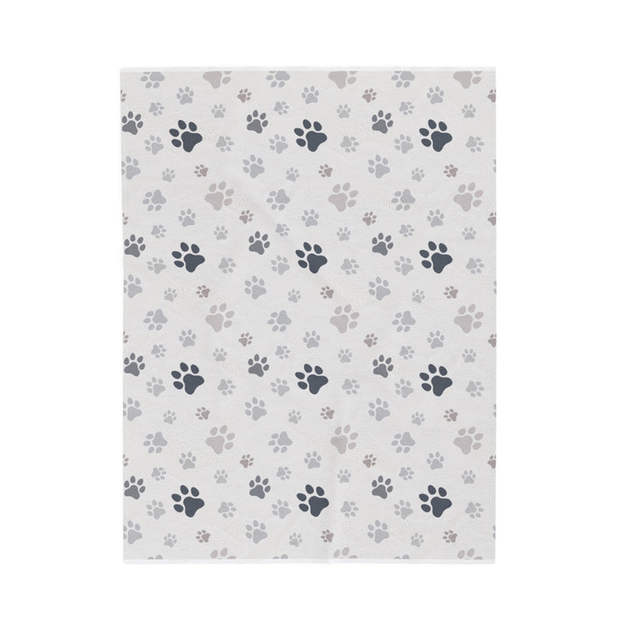 FUNSTUFFPRINT Paws Velveteen Plush Blanket