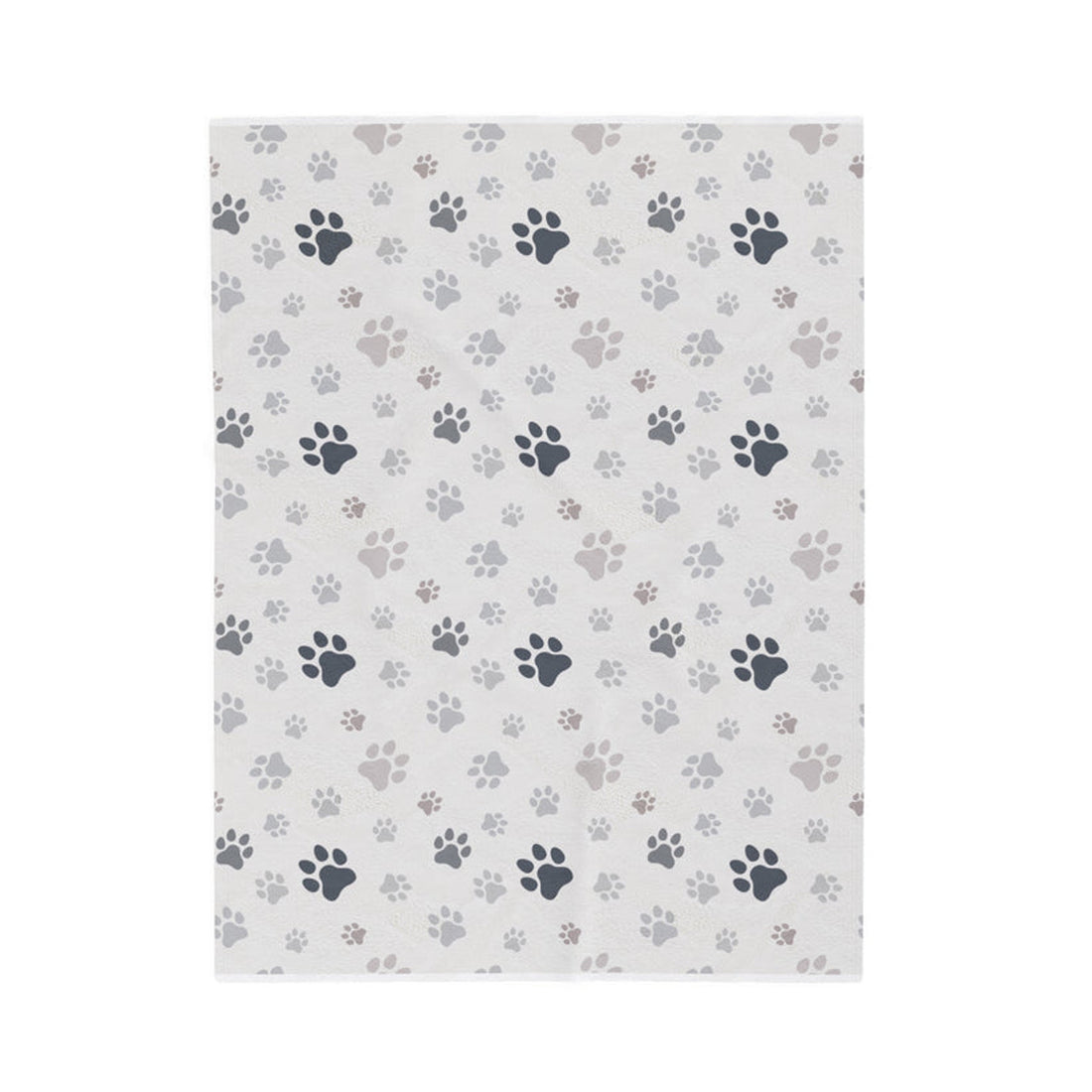 FUNSTUFFPRINT Paws Velveteen Plush Blanket
