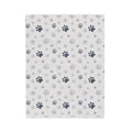 FUNSTUFFPRINT Paws Velveteen Plush Blanket