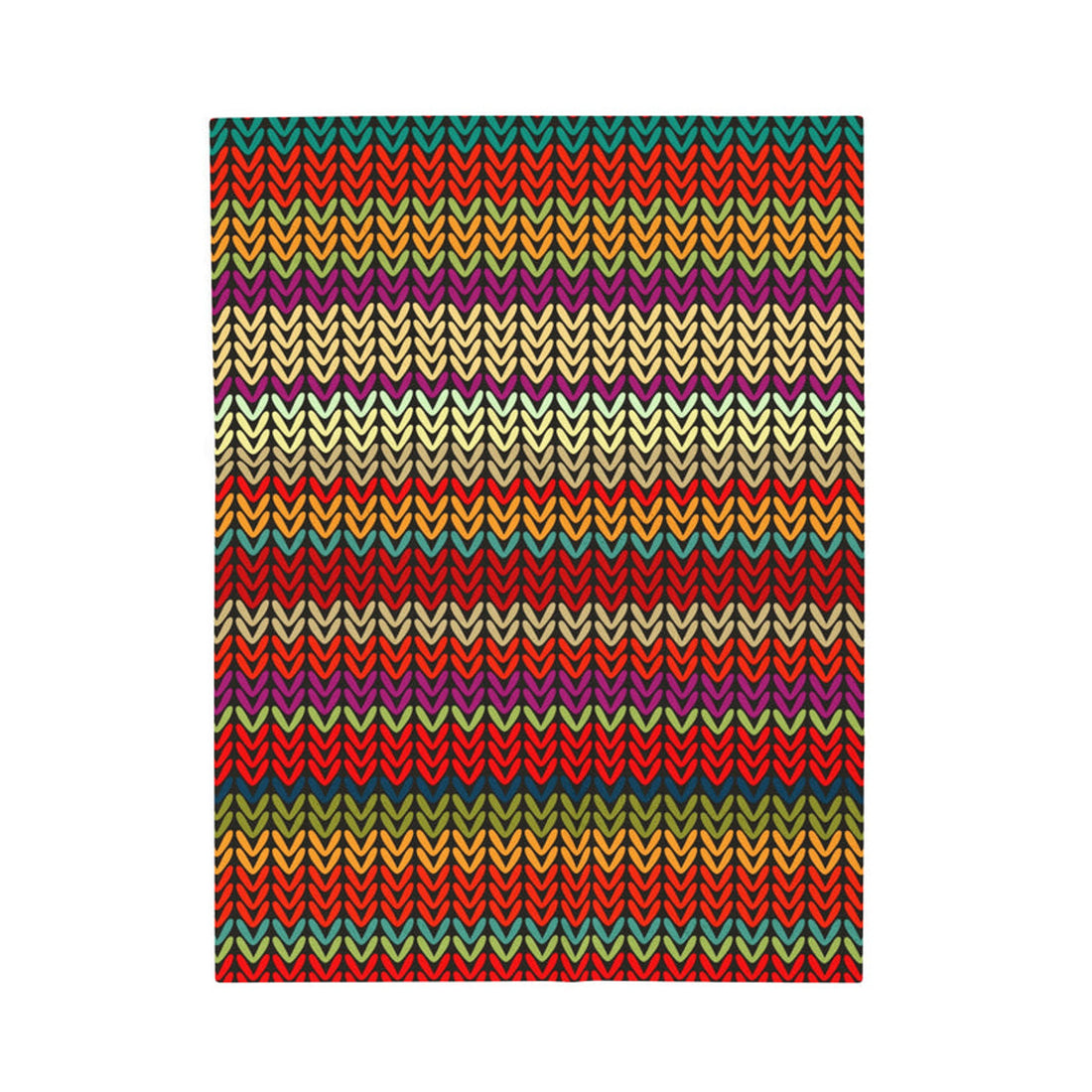 FUNSTUFFPRINT Cozy Winter Velveteen Plush Blanket