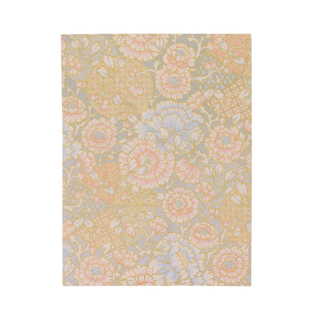 FUNSTUFFPRINT Vintage Floral Velveteen Plush Blanket