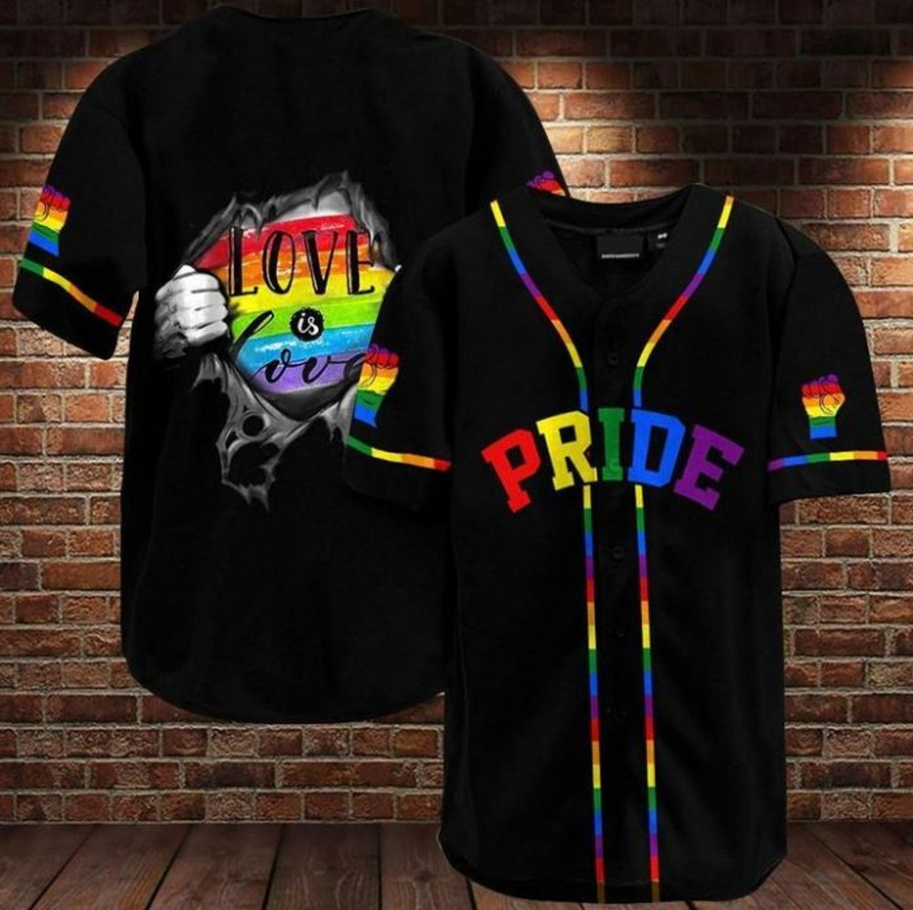 Come Out LGBT Pride AOP Unisex Base Jersey Shirt