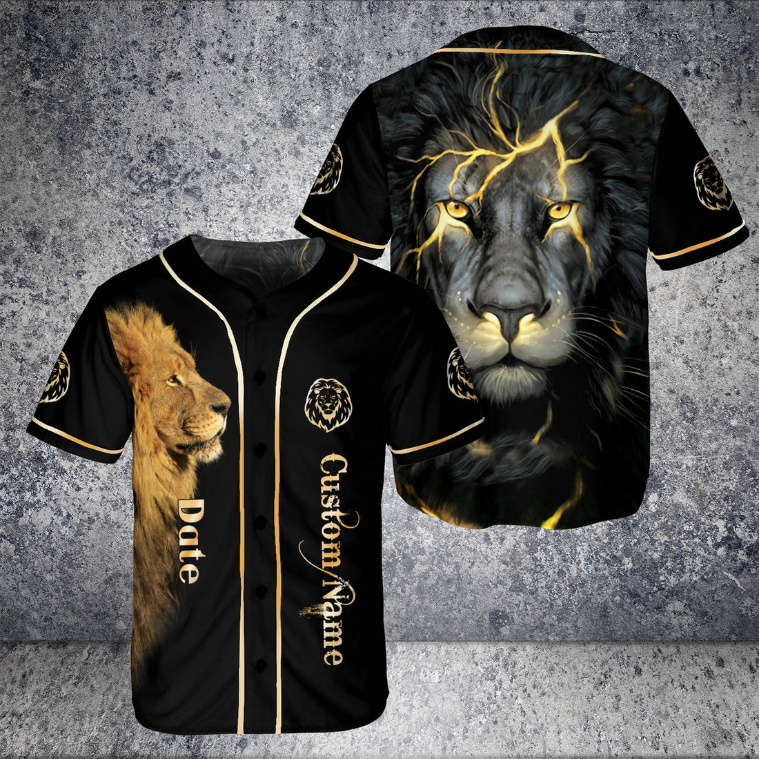 Custom Name May/October Lion King Custom Date Birthday Gift Baseball Jersey