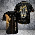 Custom Name May/October Lion King Custom Date Birthday Gift Baseball Jersey