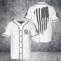 Custom Name United States Navy Casual US Flag 3D BaseBall Jersey
