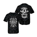 Son Of Odin Skull Viking 3D BaseBall Jersey Black Skull Style