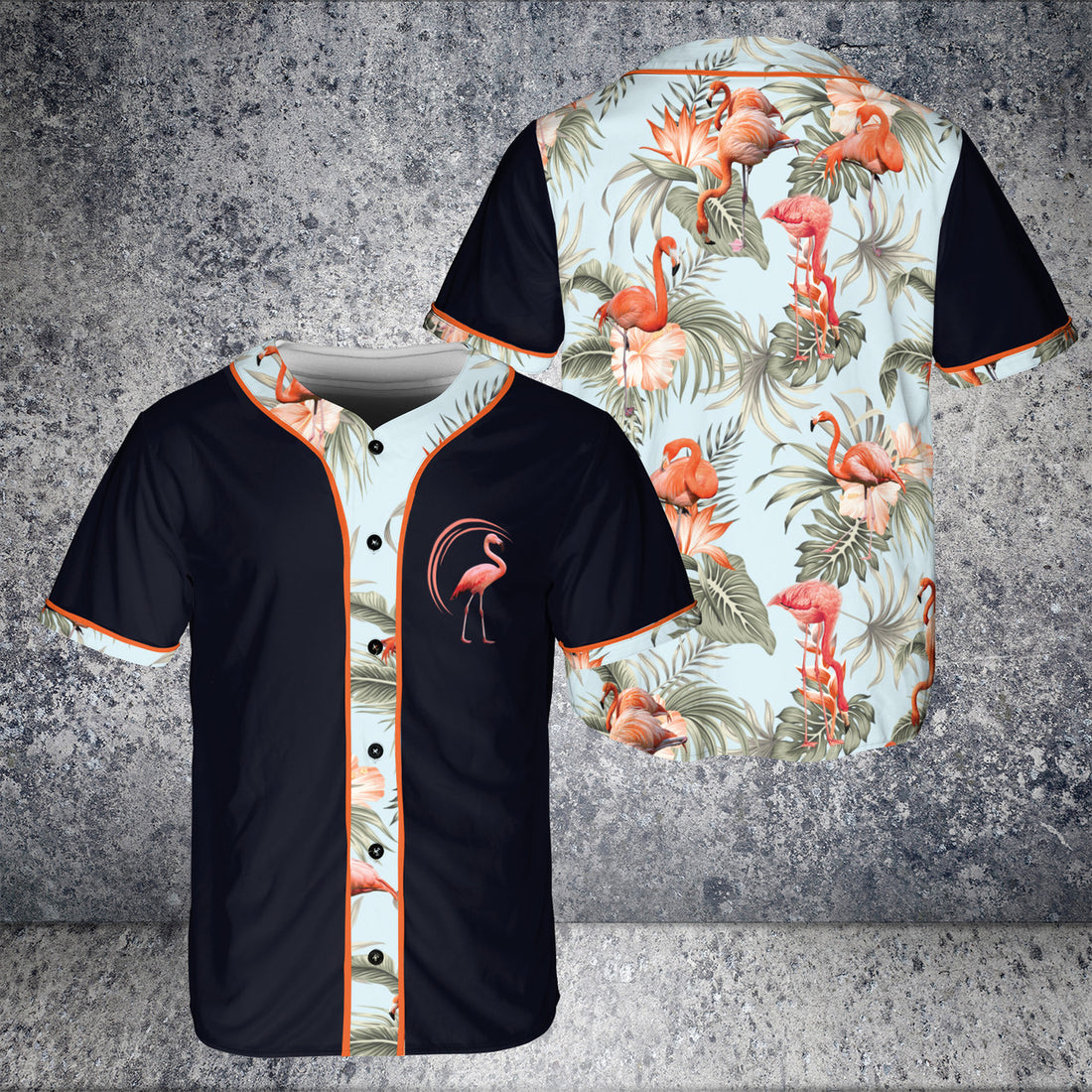 Flamigo Hawaii Floral Lover BaseBall Jersey 3D Unisex