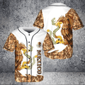 Mexican Flag Coat Of Arms Eagle With Snake Hawk Bird Vintage AOP Baseball Jersey