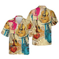 Best Guitarist In The Country Guitar Hawaiian Shirt for Men, Gift for Guitar Lover Music Instrument Player