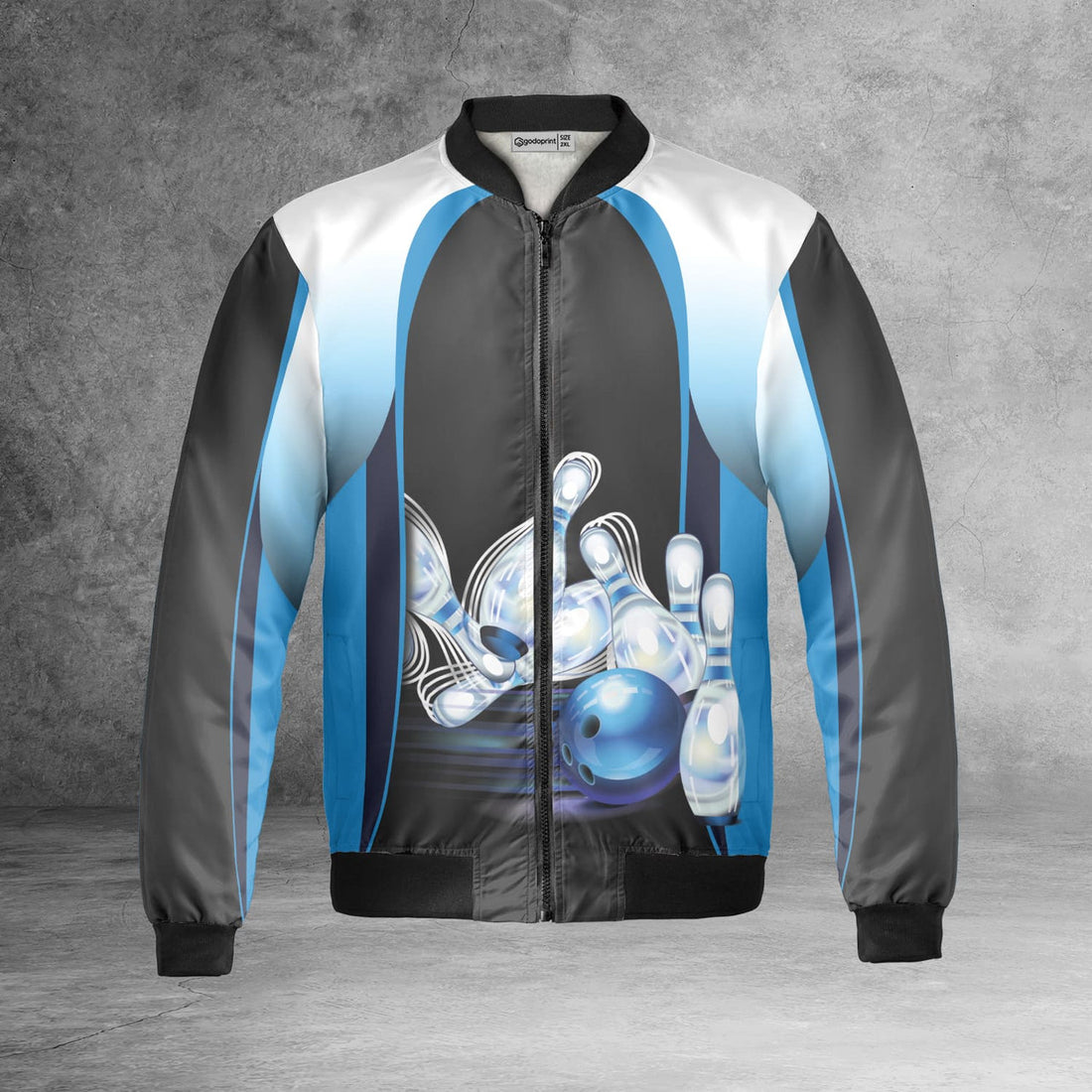 My Bowling Technique Unique Bowling Fleece Bomber Jacket