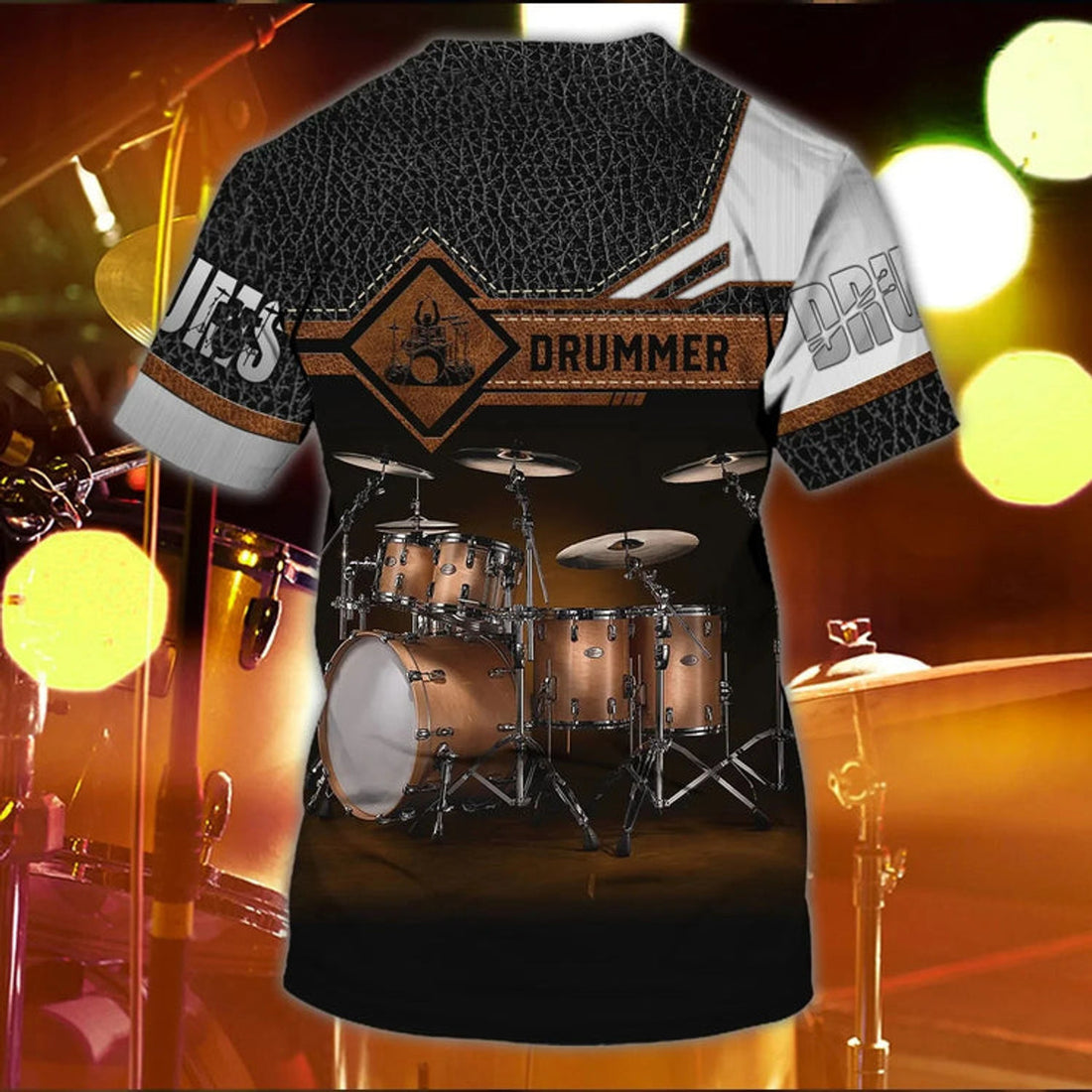 Custom Name 3D Drum Shirt, Best Gift For Drummer, Drummer T-Shirt