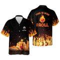Custom This Is How I Roll bowling Hawaiian Shirt, Bowling Team Shirt, Bowling Gift